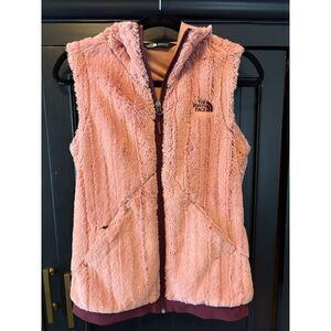 North Face Furlander Hooded Faux Fur Vest